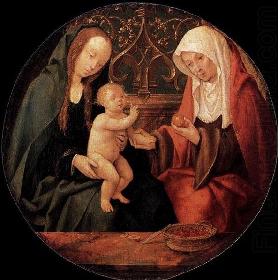 Virgin and Child with St Anne, Willem Cornelisz. Duyster